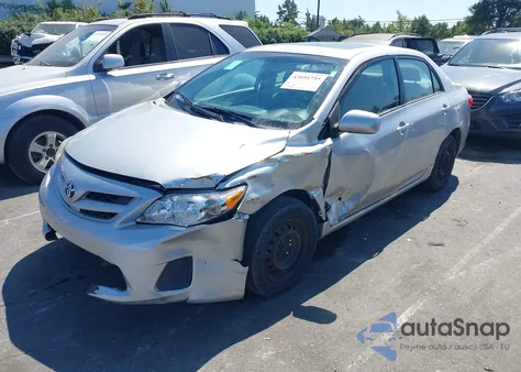 2011 Toyota Corolla Le z USA, uszkodzony, nr VIN 2T1BU4EE8BC608723